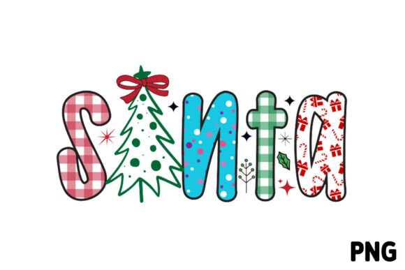 Creative Santa T-Shirt Design for Holiday Projects