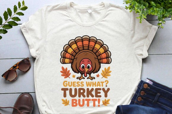 Funny Turkey Thanksgiving T-Shirt Design: A Festive Asset