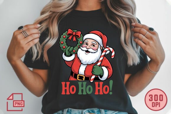 Ho Ho Ho Santa Christmas Design: A Festive Design Asset