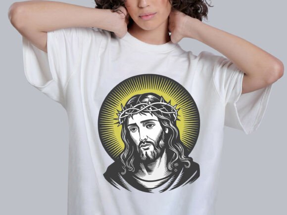 Jesus Vector Illustration: Faith-Based Design for Impactful Branding