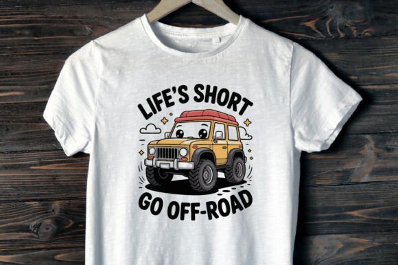 Life's Short Go Off Road: SVG Design for Adventure
