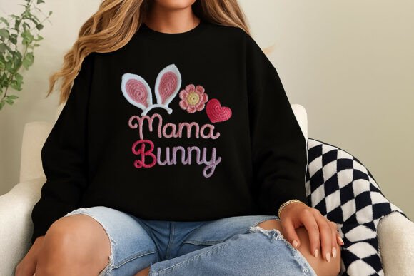 Mama Bunny Crochet Easter Design: A Charming Asset for Seasonal Branding