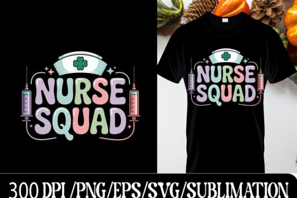 Nurse Squad Cute Medical Design: A Playful Visual Asset