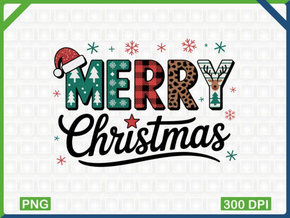 Plaid Leopard Xmas PNG Design: A Festive Asset for Creative Projects
